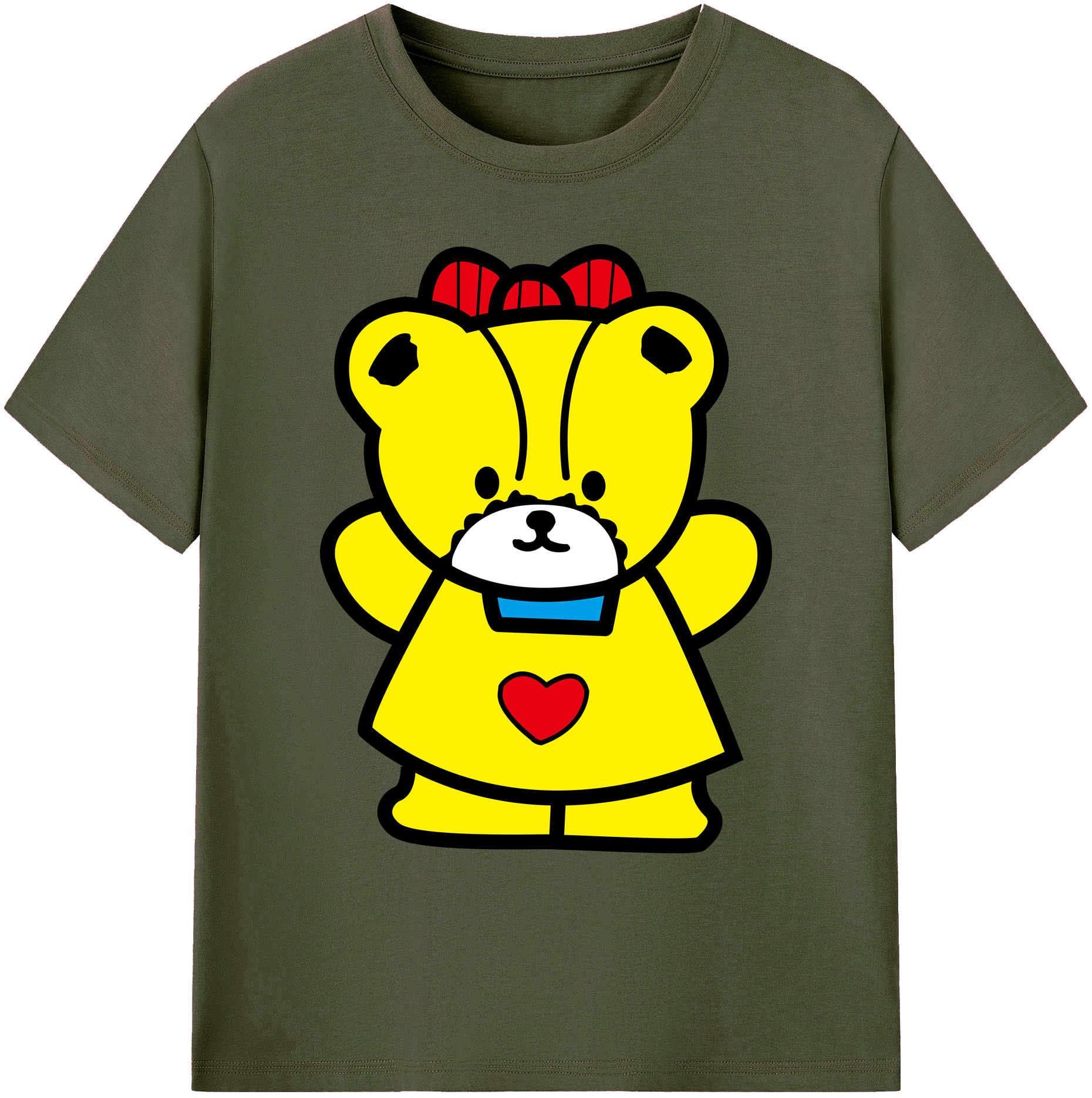 （画像用） Hello Kitty ハローキティ 綿100％ メンズ半袖Tシャツ｜肌触りやわらか＆通気性